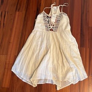 - NWT Band of Gypsies Dress Ivory with Burgundy Size M